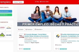 Todos los empleo en una sola página
